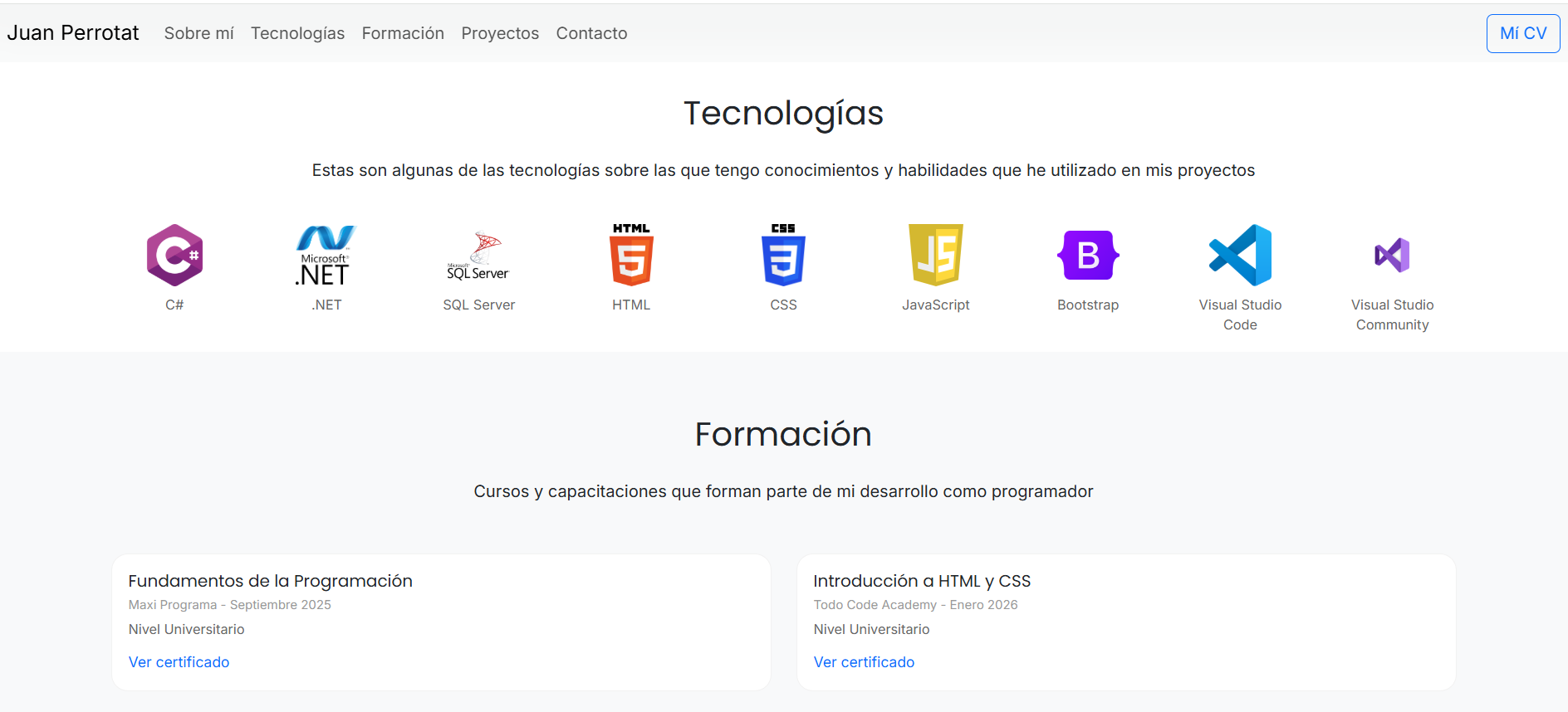 Captura de este portfolio